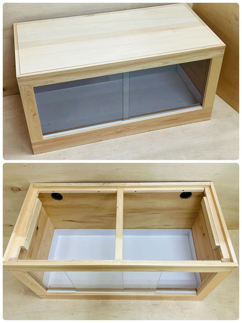 RepBox 900 Ver.2 木製ケージ 天板取り外し式 ナチュラル