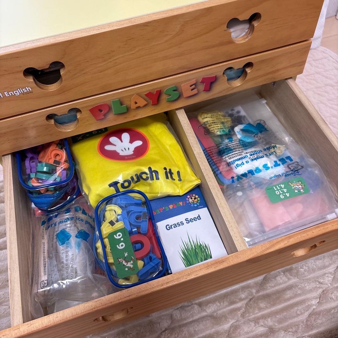 レッツプレイ 未使用、未開封　レッツプレイ ディズニー英語システム　DWE