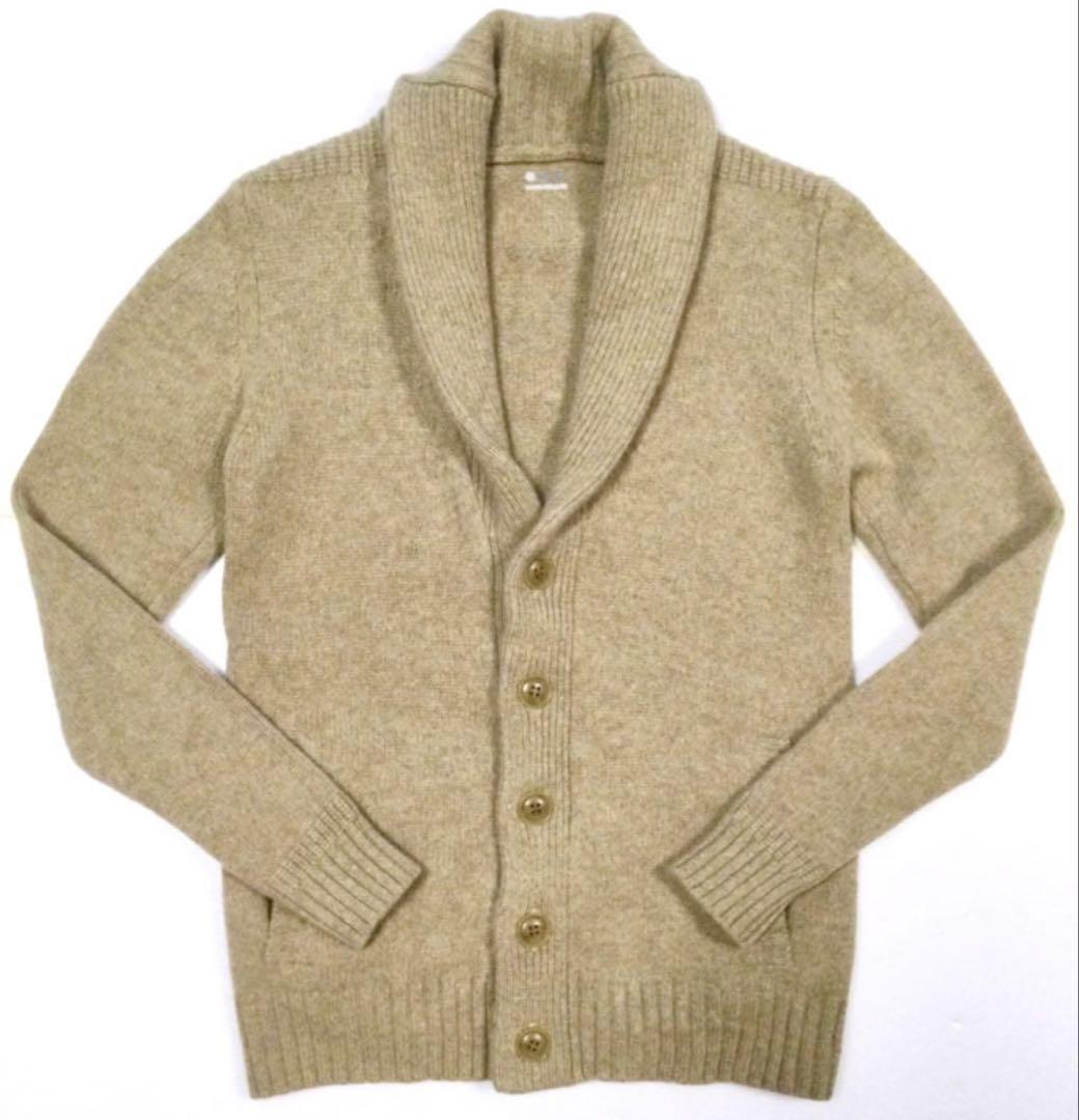 【THREE DOTS】ショールカラー カシミアブレンド ニットジャケット S