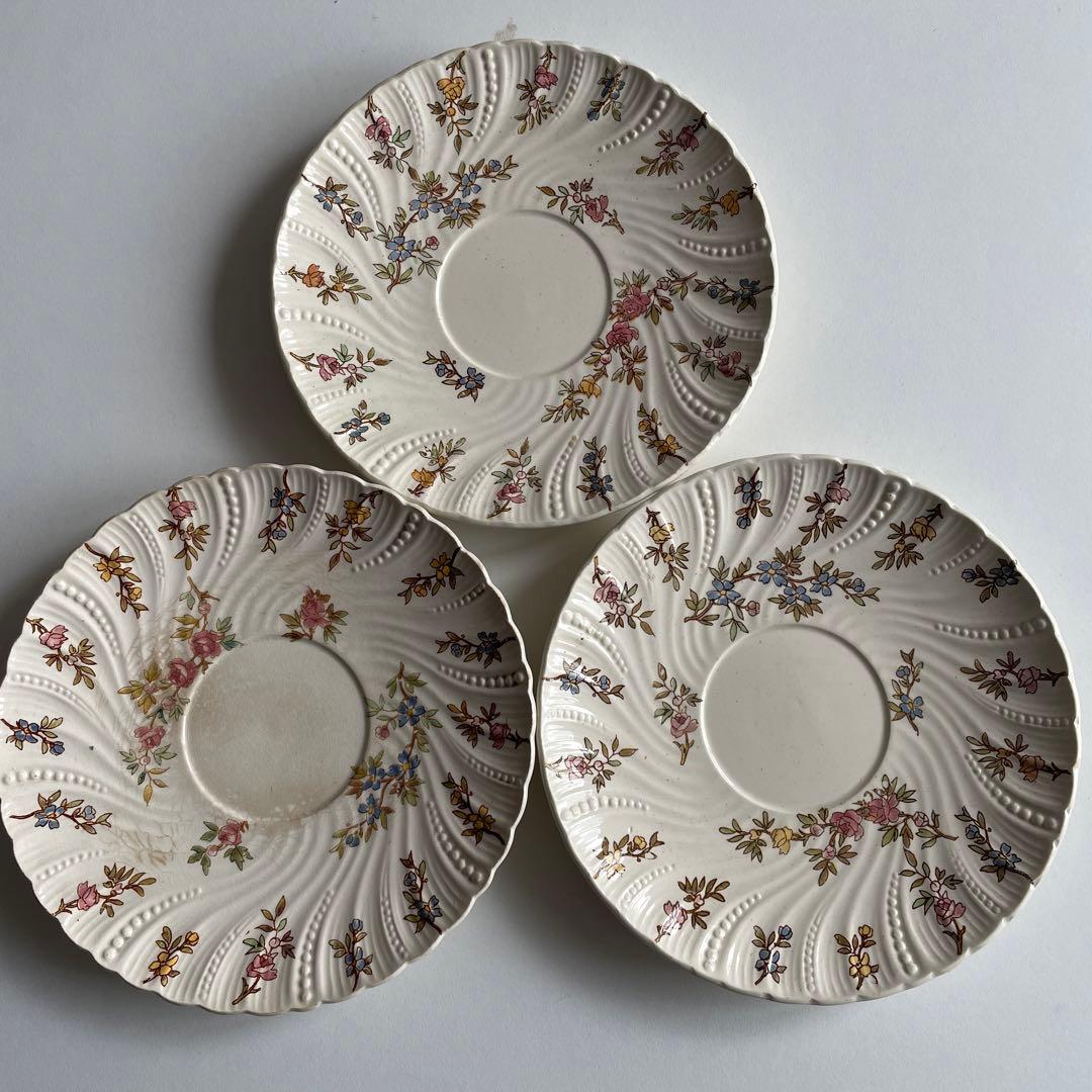 LOUIS XV U&CシリーズSARREGUEMINES平皿3枚セットフランス