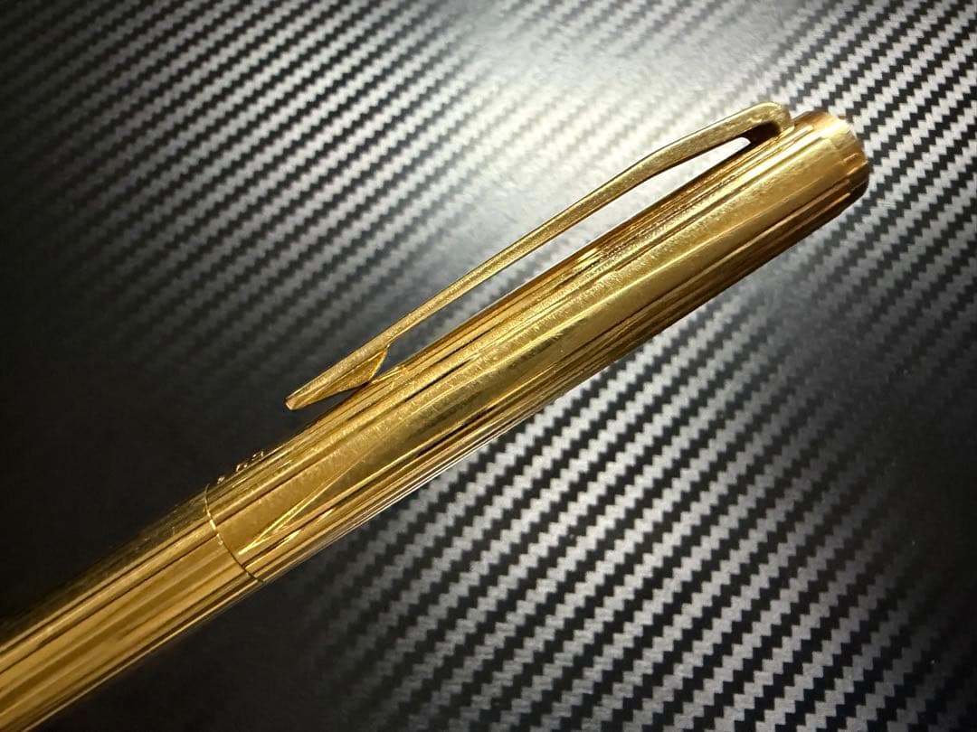 極美品 エボナイト芯 モンブラン ノブレスゴールド 万年筆 EF 極細字