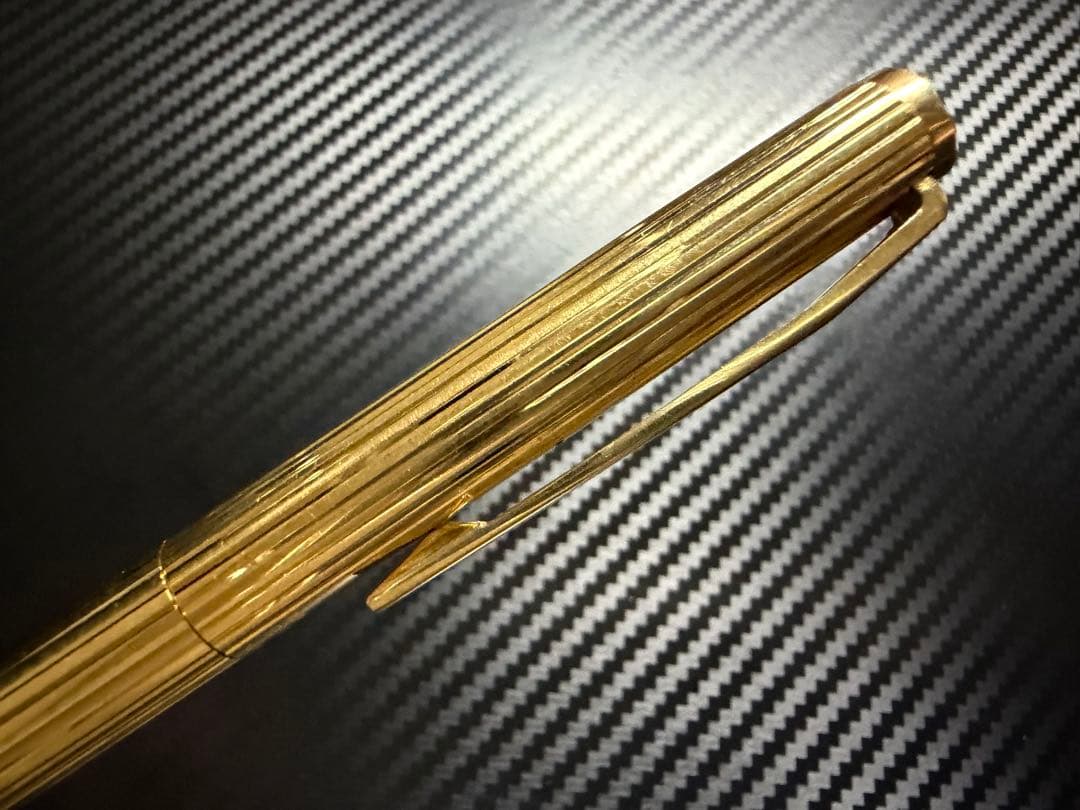 極美品 エボナイト芯 モンブラン ノブレスゴールド 万年筆 EF 極細字