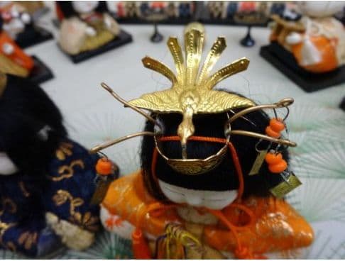 雛人形　木目込み　花雛　豆雛　まめ雛　雛人形　三月節句　時代物　骨董品