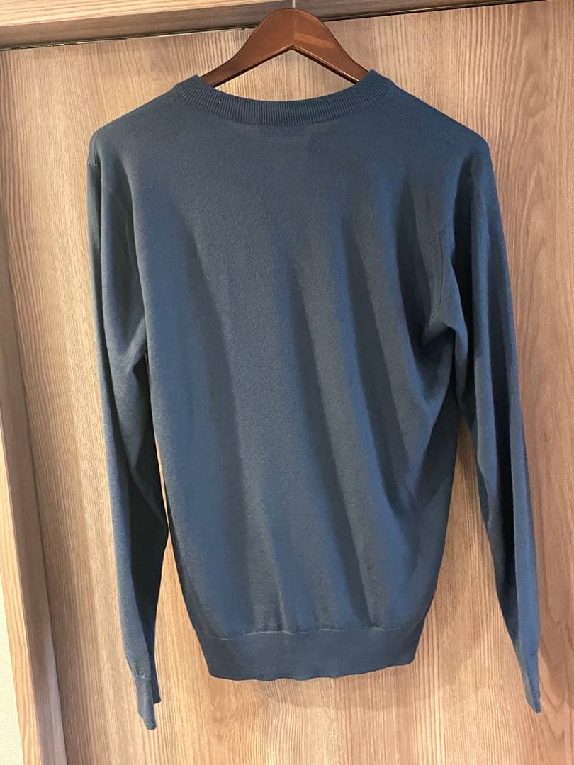 JOHN SMEDLEY ジョンスメドレー　カーディガン　スモーキーブルー