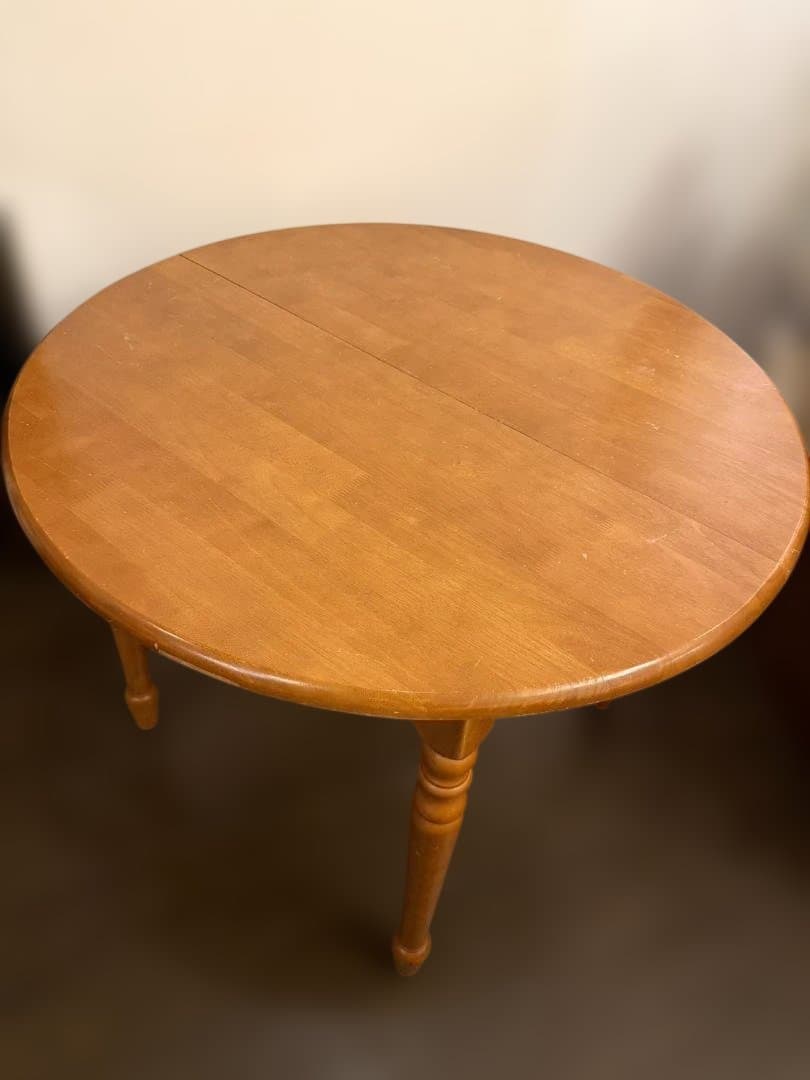 CHERRY チェリー エクステンションテーブル 伸長式 ラウンド ダイニング