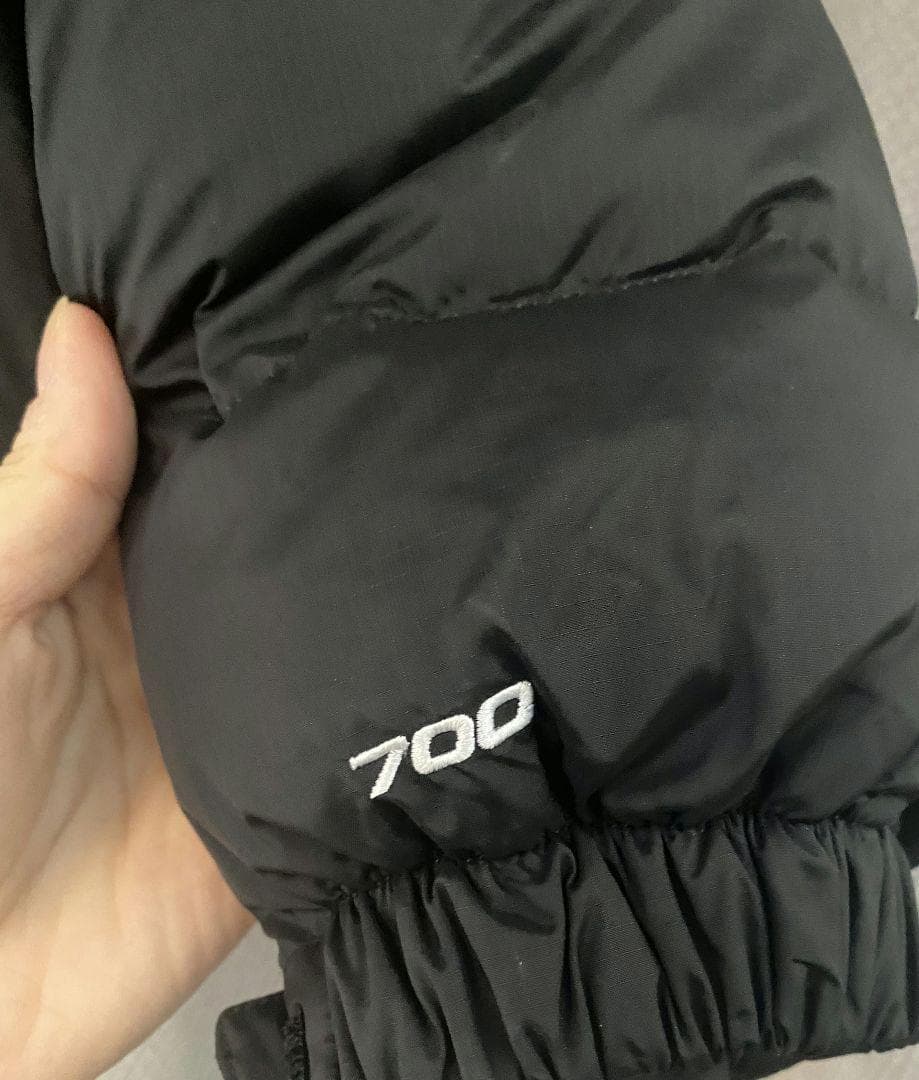 極美品【L】 ザ・ ノースフェイス ヌプシ 700fillフィル ブラック