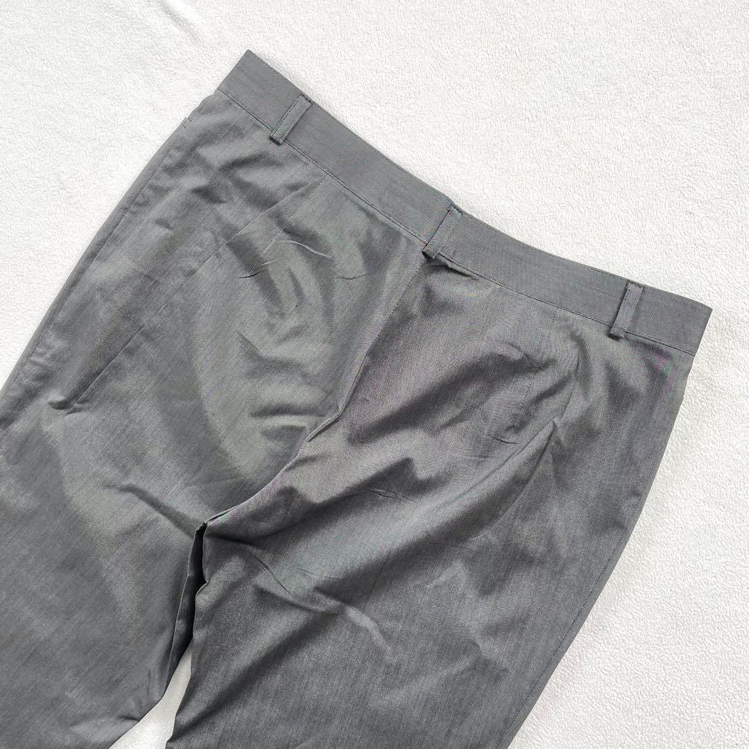 極美品・大きいサイズ✨ICB ノーカラー パンツ スーツ セットアップ シルク