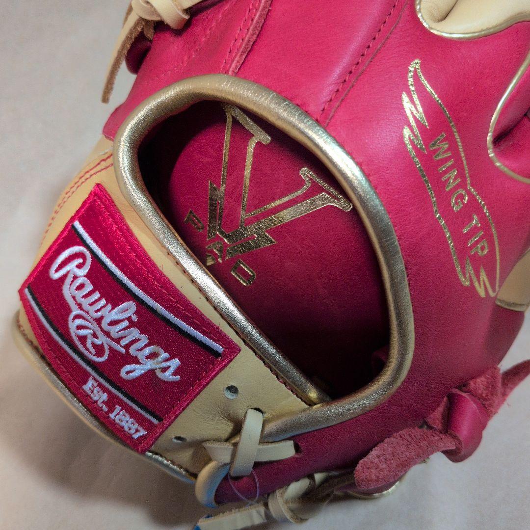 ローリングス:左投げ:大人用:軟式用グラブ:11.75インチ:色:スカーレット他