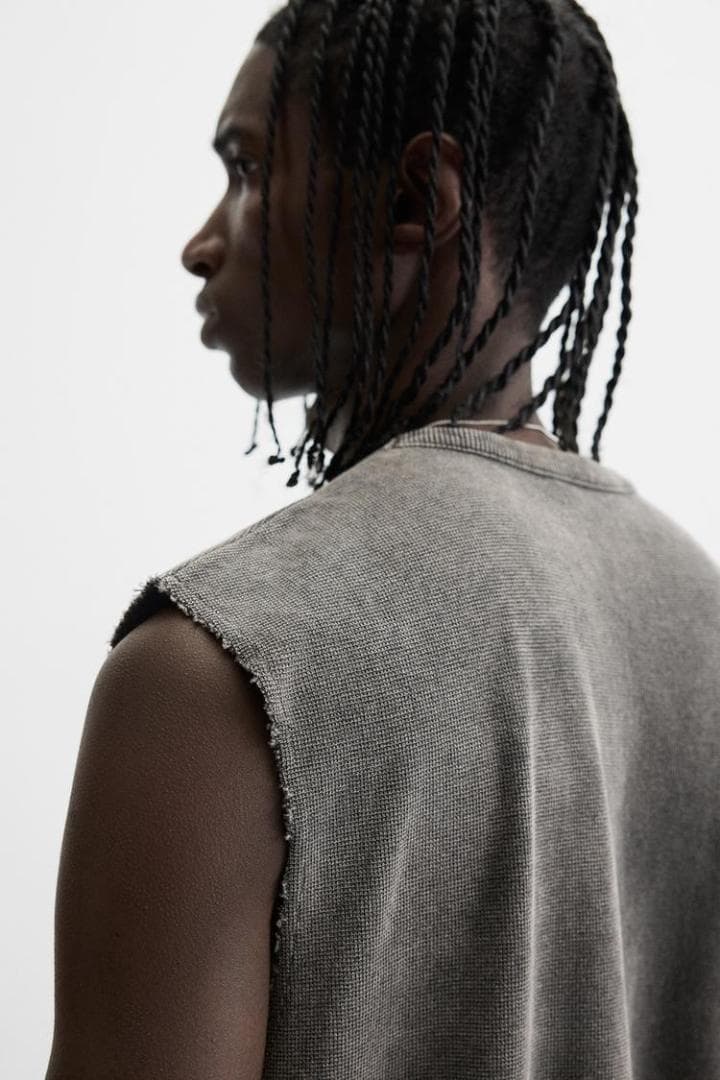 ZARA ザラ コントラストプリント ニットTシャツ Lサイズ 完売品