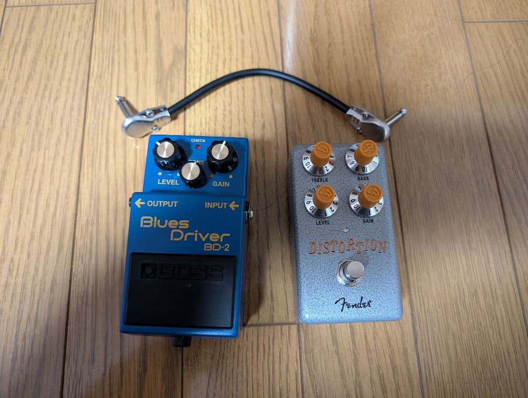 Blues D BD-2 エフェクターセット　パッチケーブル付き