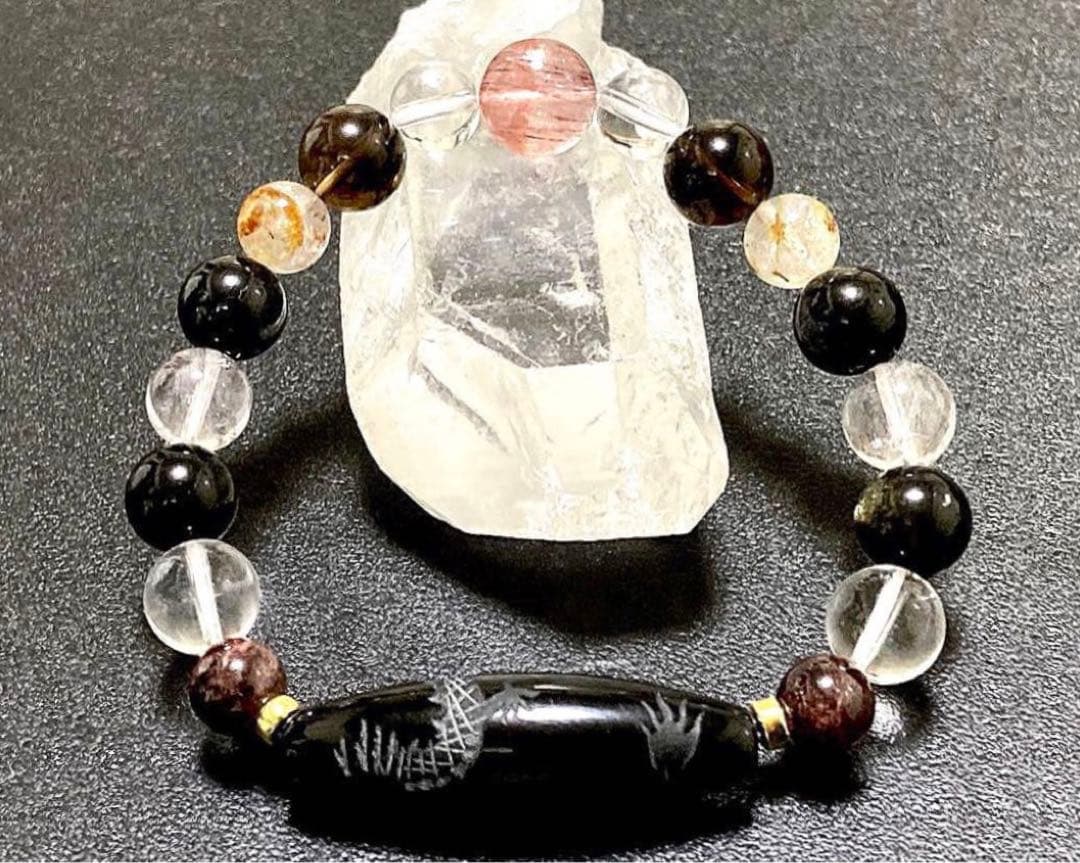 koko　天地幻の希少石と選定皇帝黒龍幻神天珠の神ブレス　〜天照龍神5〜