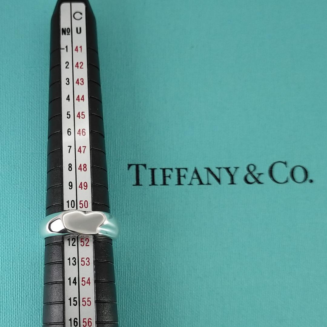 ●SALE●【ティファニー】シグネット　ハート　リング　１１号　2313
