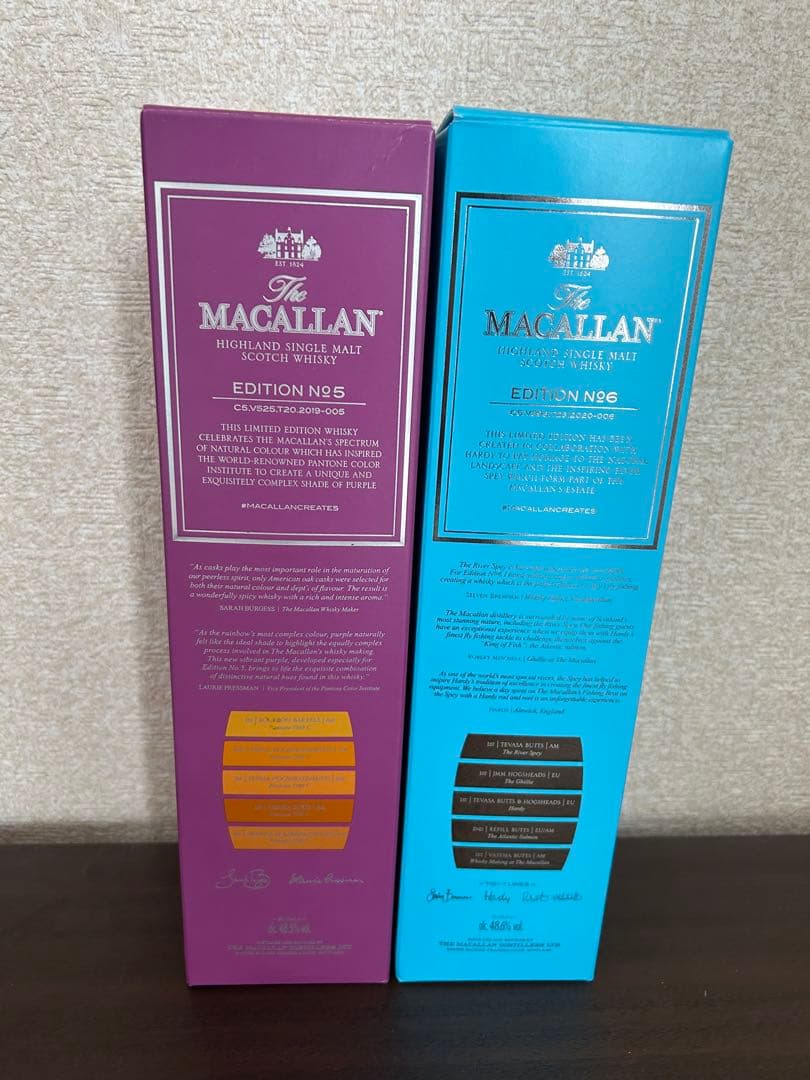 The Macallan Edition No. 5 & No. 6 セット