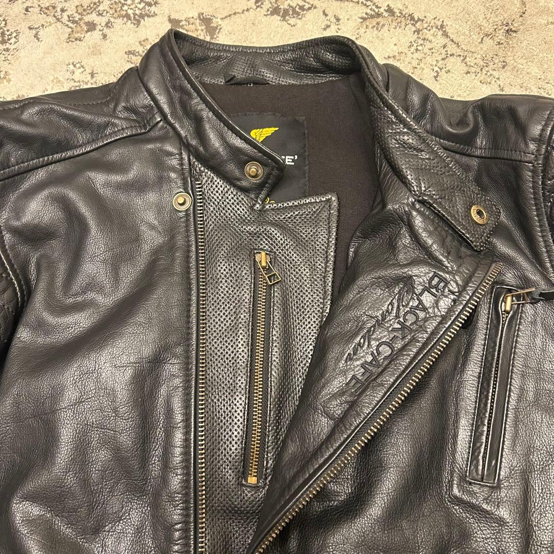BLACK CAFE LONDON バイク　ライダース　レザー　ジャケット　58