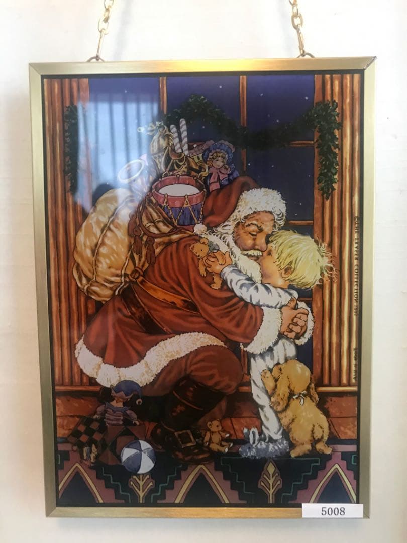 ステンドグラス　壁掛け　\