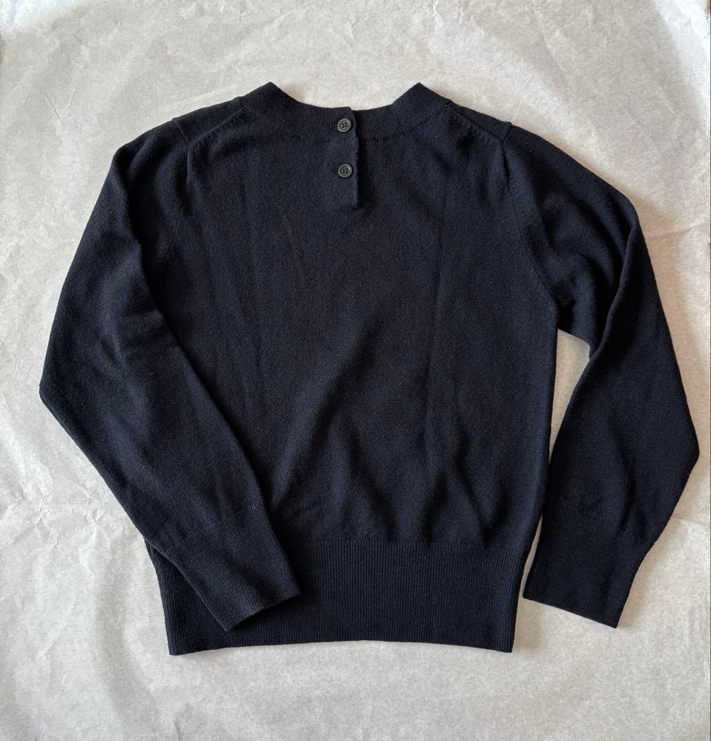 マーガレットハウエル　ニット セーター ネイビーカシミヤ ウール