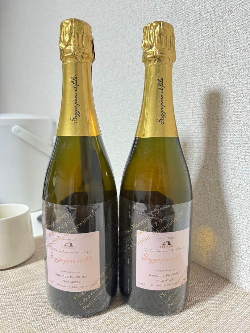 グラップ　アンティエール　ロゼ　スパークリング　小布施ワイナリー 2本