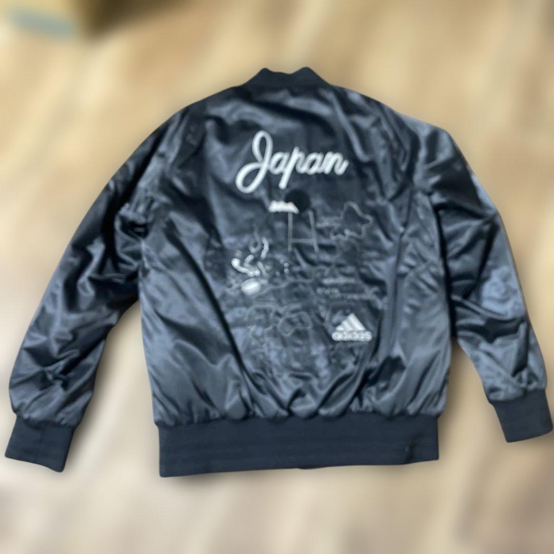 adidas アディダス オールブラックス スカジャン 日本限定