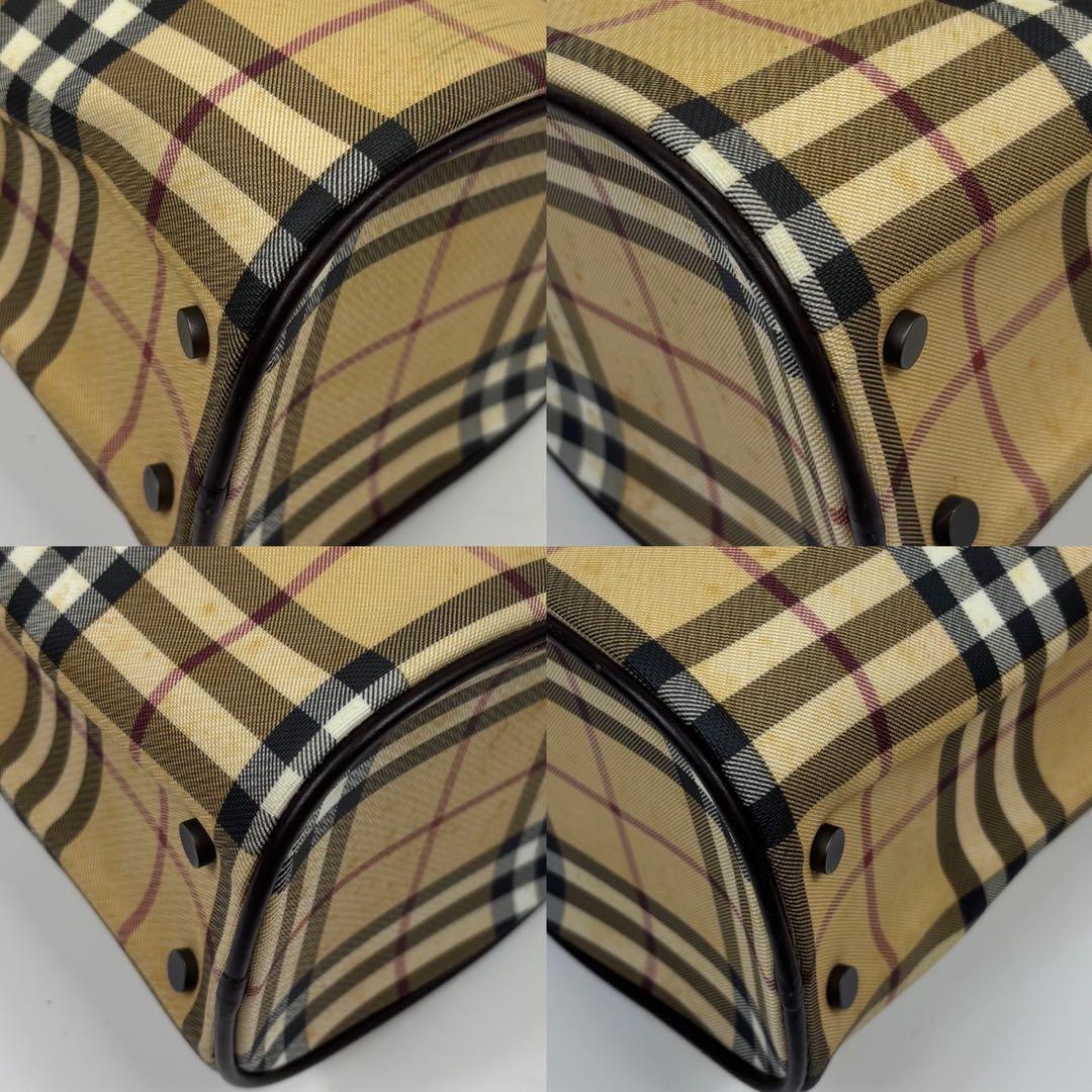 BURBERRY　バーバリー　ノバチェック　トートバッグ　ボストンバッグ
