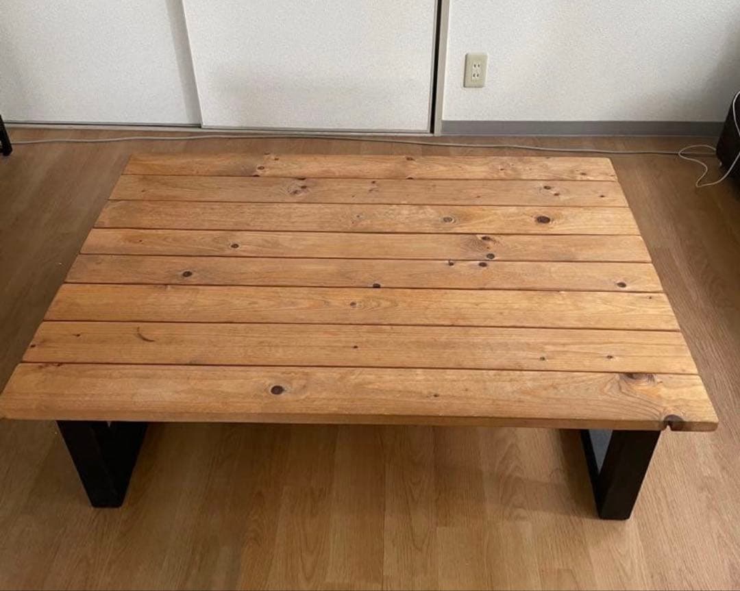 格安　木製ローテーブル