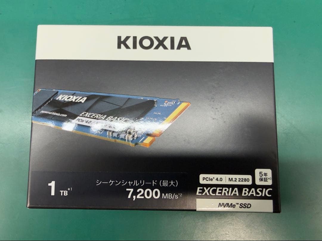 【新品未開封】KIOXIA EXCERIA BASIC 1TB M.2 NVMe