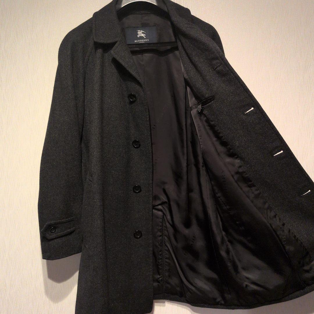 Burberry ステンカラーコート ダークグレー