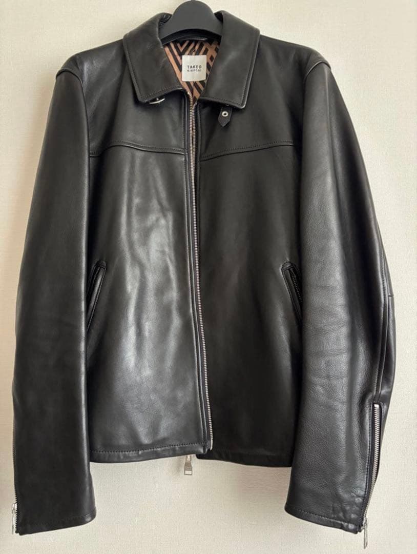 ♦︎TAKEO KIKUCHI♦︎ラムレザージャケット　⭐︎美品⭐︎ライダース