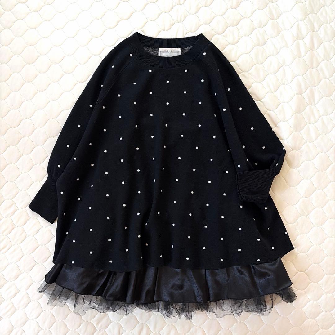 【24SS美品】定価2.8万✴︎BEARDSLEY チュチュキャミニット ドット