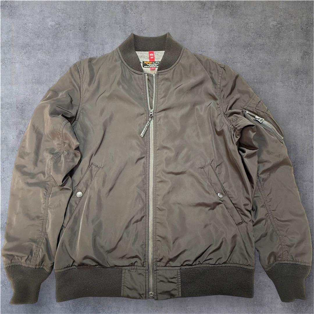 （美品）ALPHA INDUSTRIES MA-1 フライトジャケット アルファ