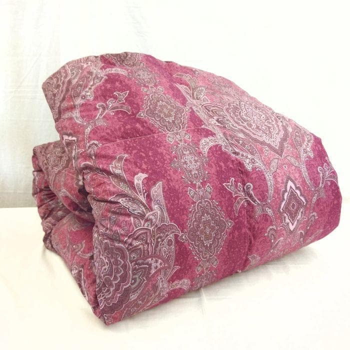 国産　2枚組　西川カバー付き　羽毛布団　シングル　ブルガリアホワイトダウン93％