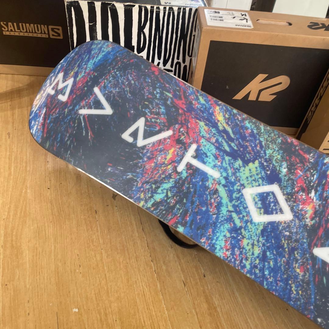 BURTON×SALOMON　バートン　スノーボード　サロモンバインディング付