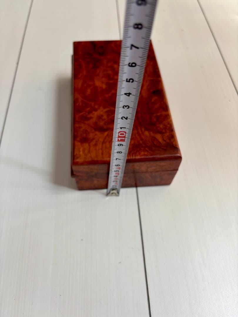 【新品】花梨赤白瘤杢 無垢材 ジュエリーボックス⭐️小物入れ⭐️宝石箱