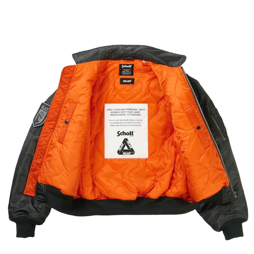 ジャケット・アウター PALACE Schott CWU 90's Fit Bomber Jacket