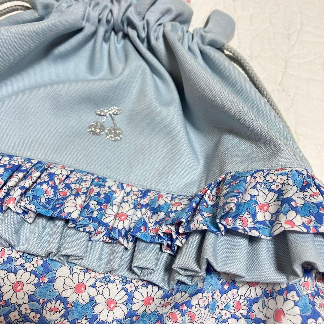 リバティ　レッスンバッグ　お着替え袋　上靴袋　3点セット　アリスW 入園入学