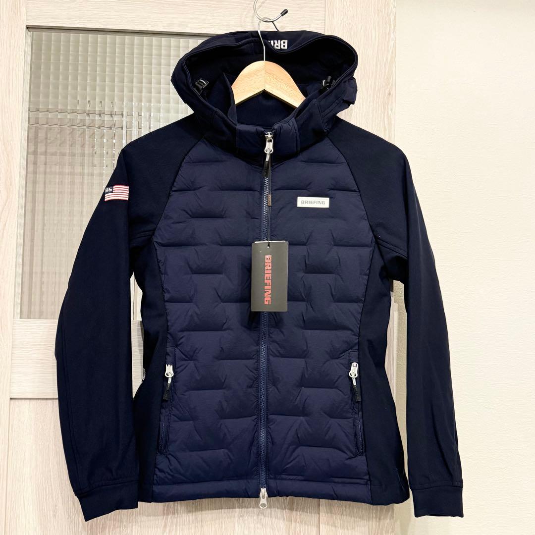 ☆新品未使用☆ブリーフィングゴルフ ハイブリッドダウンパーカー ネイビー XS