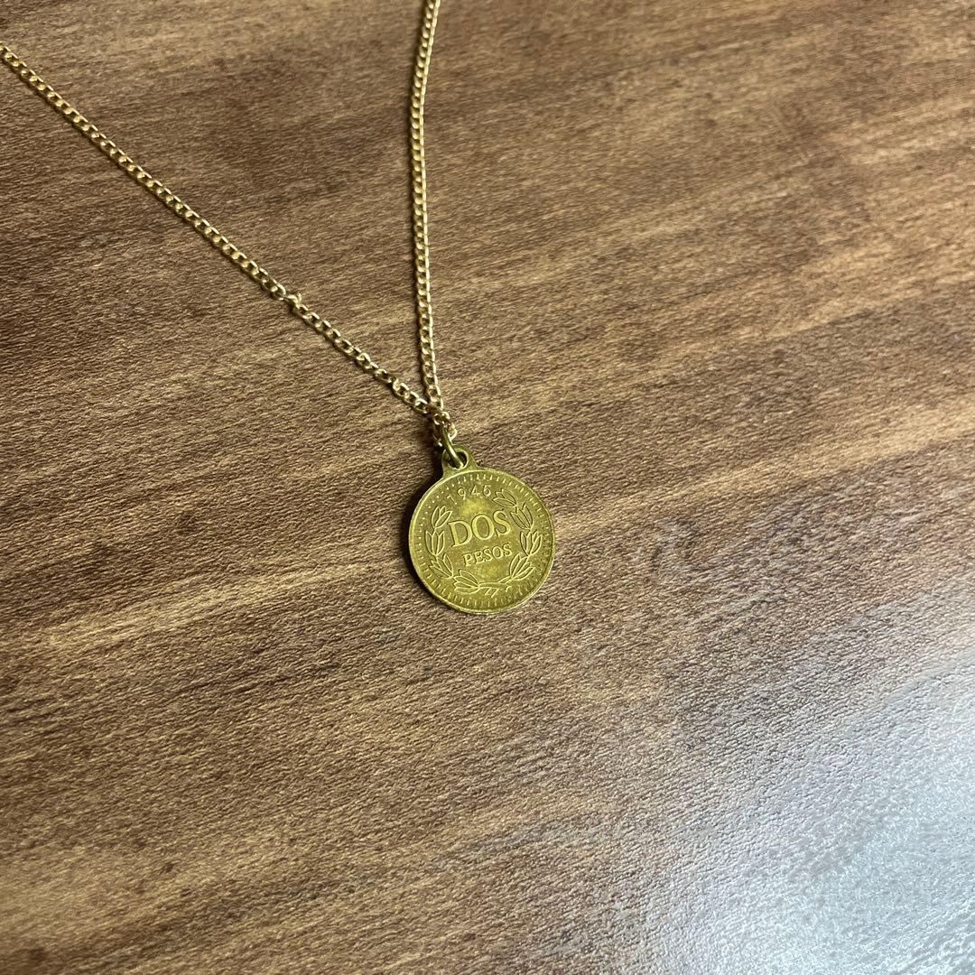 90s 00s vintage ゴールド  ネックレス sv925 F24