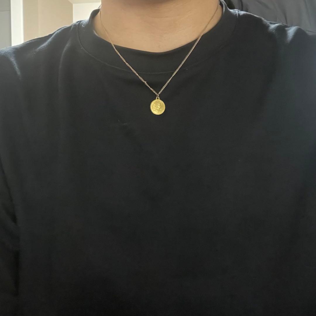 90s 00s vintage ゴールド  ネックレス sv925 F24