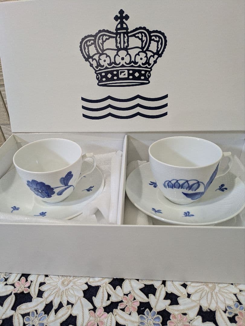 【未使用】ロイヤルコペンハーゲン　BIue Fluted Plain