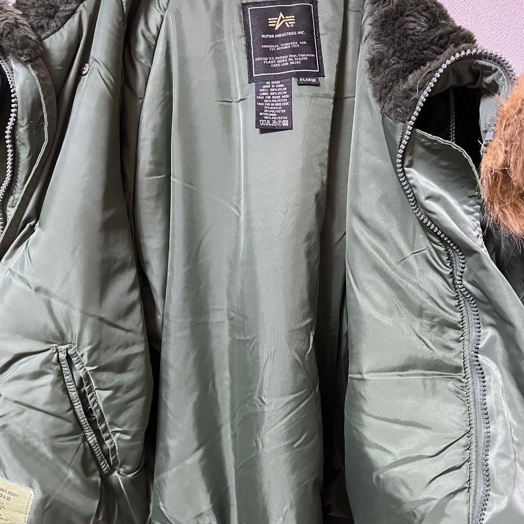 ALPHA　アルファ　XL N2B フライトジャケット　N-2B　短丈