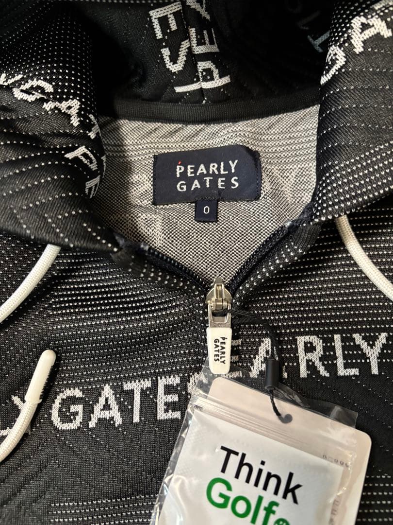 PEARLY GATES フード付きジップアップセーター サイズ0
