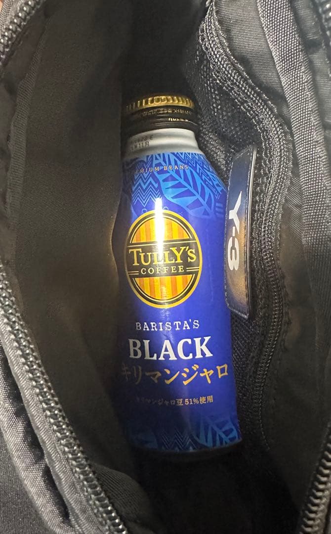 Y-3 ブラック ボディバッグ・ウエストポーチ