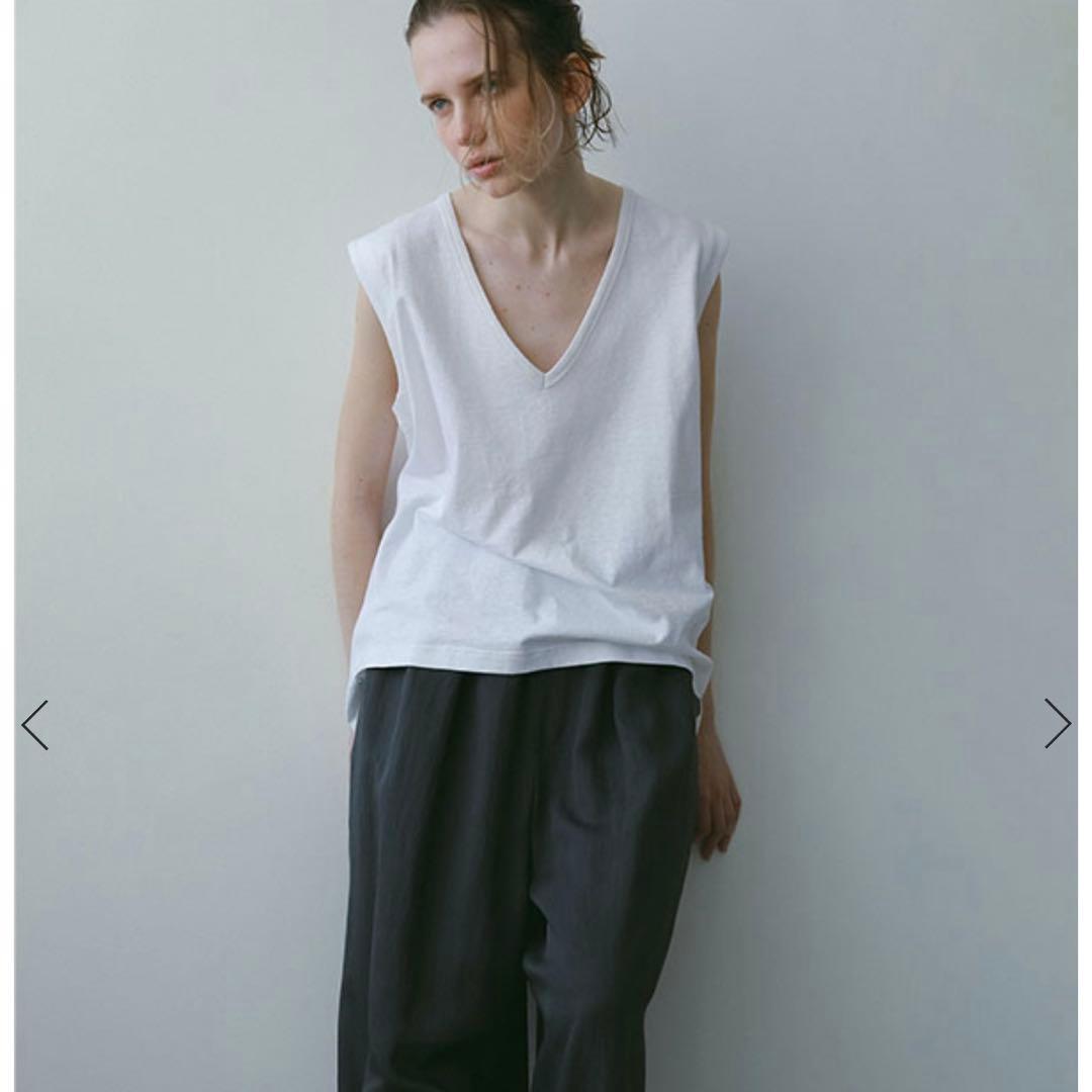 ETRE TOKYO 新作 完売 ヘンプコットンスリーブレスプルオーバー タンク