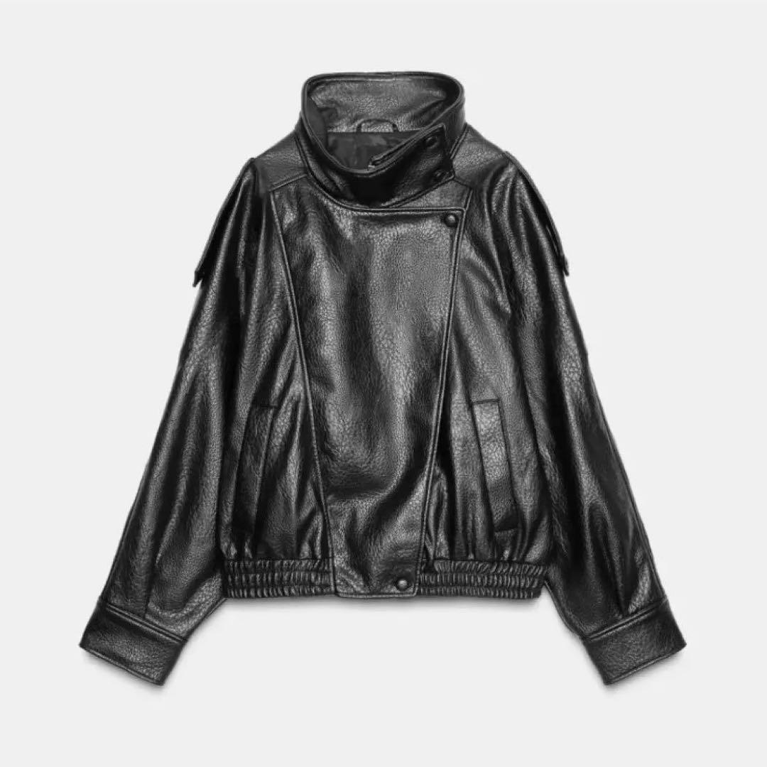 ⭐︎ZARA フェイクレザージャケット　XS