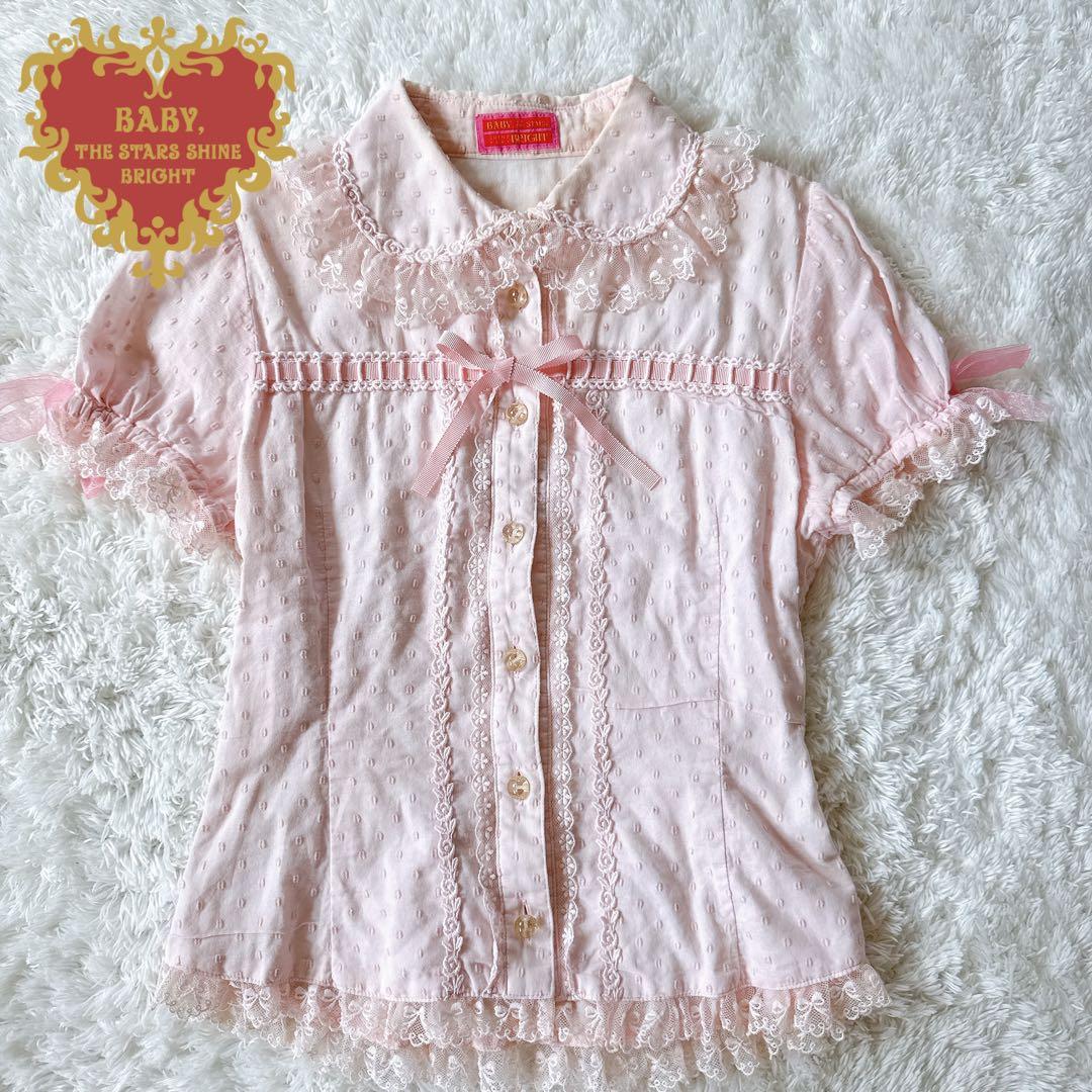 BABY,THE STARS SHINE BRIGHT リボンフリルブラウス