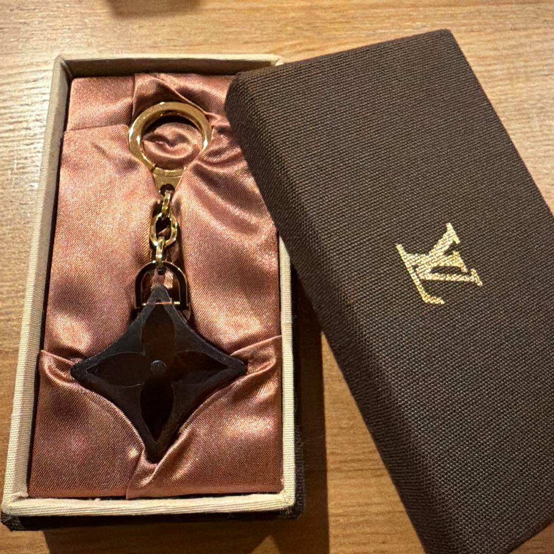 希少 ルイヴィトン 限定 ノベルティ モノグラム フラワー キーホルダー