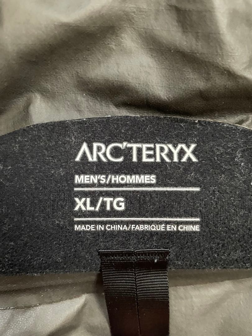 完売希少美品 Arc’teryx Zeta SL XL Blackアークテリクス