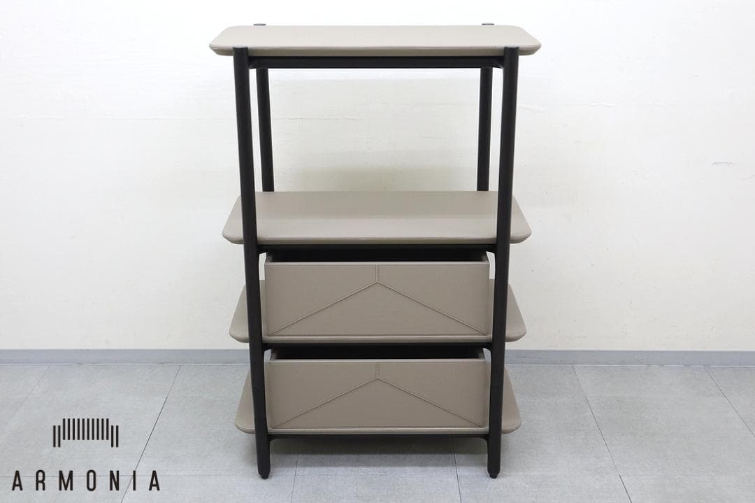 美品 ARMONIA アルモニア シェルフ ラック ボックス 引出 収納 飾り棚