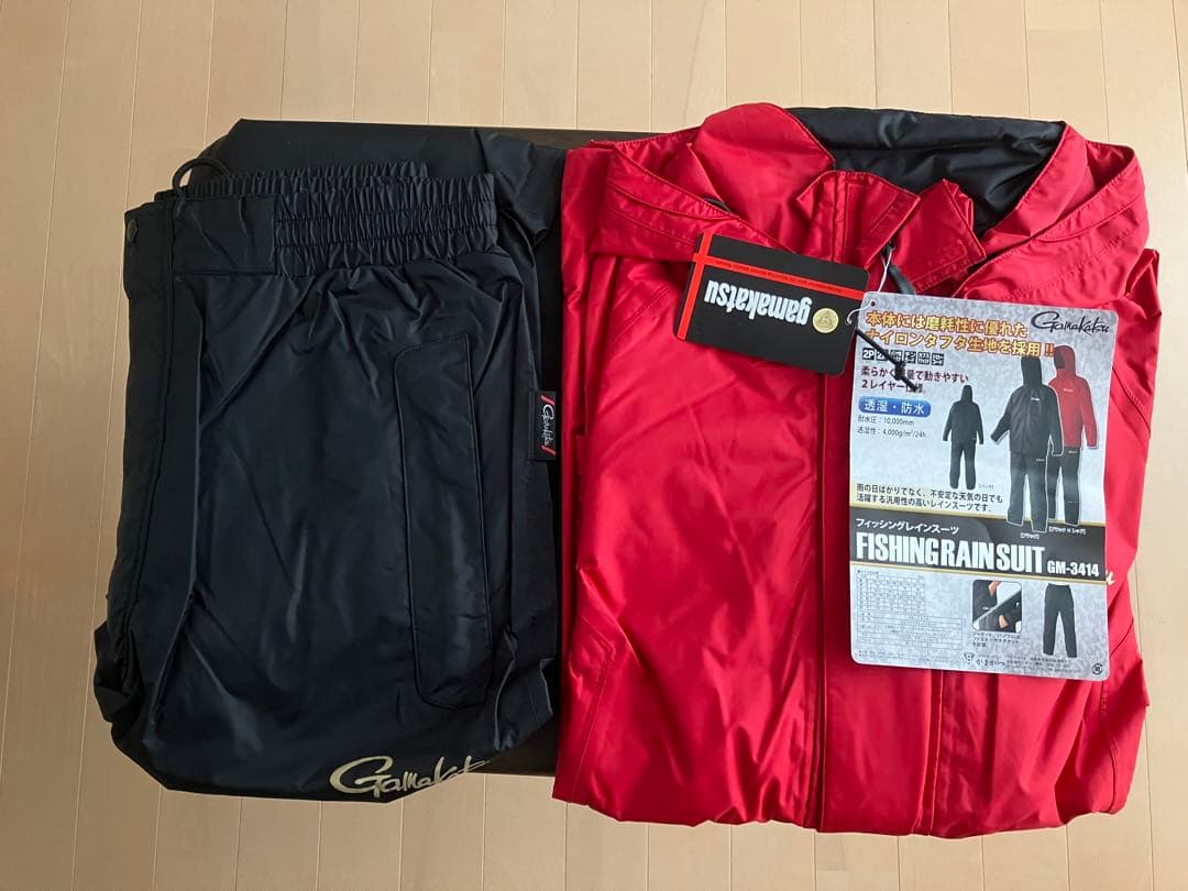 Gamakatsu フィッシングレインスーツ GM-3414 LLサイズ