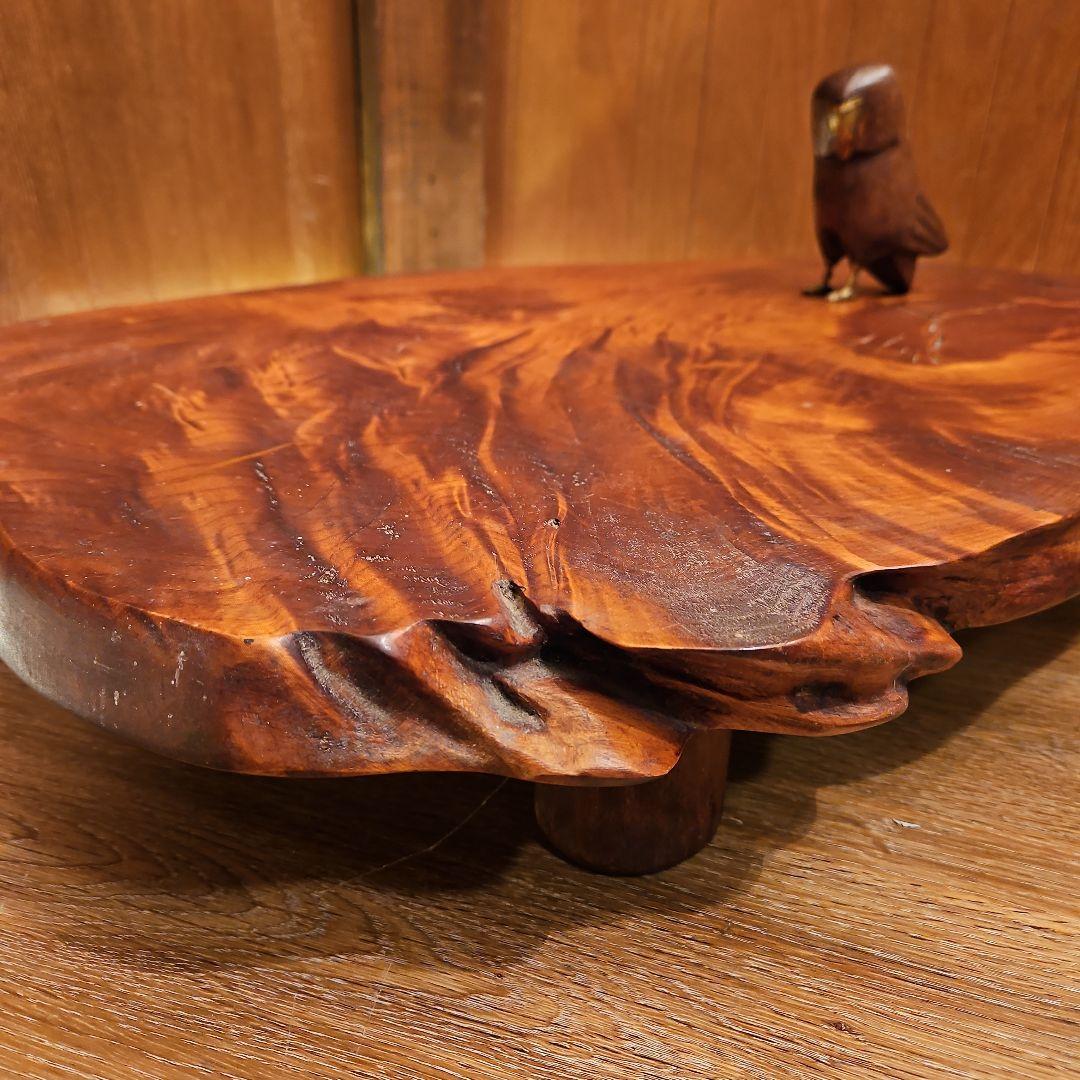 世界遺産 屋久杉 ハンドメイド 台 花台 ディスプレイ台 無垢天然木 一点もの