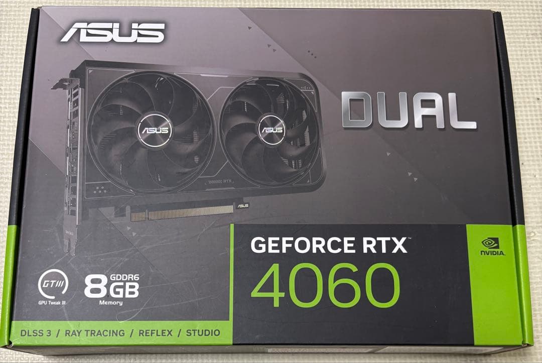 グラフィックボード・グラボ・ビデオカード ASUS GEFORCE RTX 4060 8GB GDDR6